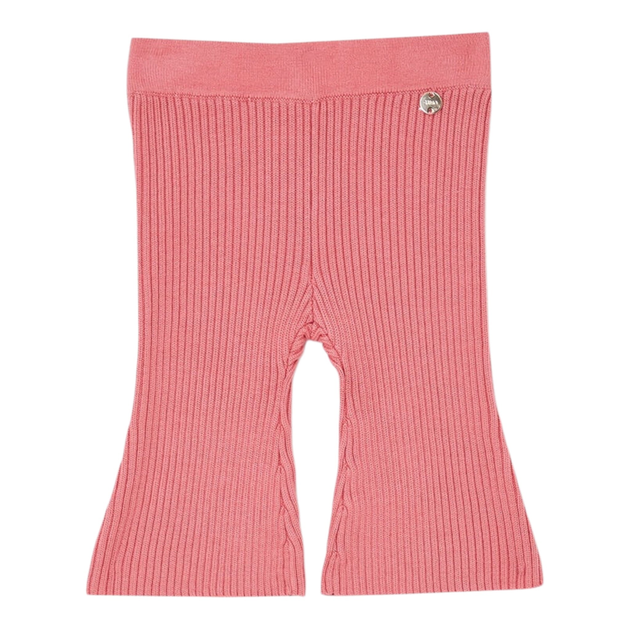 Liu Jo Pantalone tinta unita con Elastico In Vita Rosa per Neonata KF5047XX ROSA LIU JO 