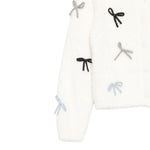 Liu Jo Cardigan tinta unita con Fiocchi Panna per Neonata KF5053N PANNA LIU JO 
