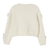 Liu Jo Cardigan tinta unita con Fiocchi Panna per Bambina KF5053 PANNA LIU JO 
