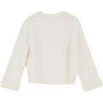 Liu Jo Maglia Girocollo tinta unita con Brillantini Panna per Bambina KF5055JXXX PANNA LIU JO 