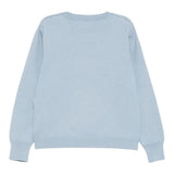 Liu Jo Maglia Girocollo tinta unita con Ricami Azzurro per Neonata KF5057XN AZZURRO LIU JO 