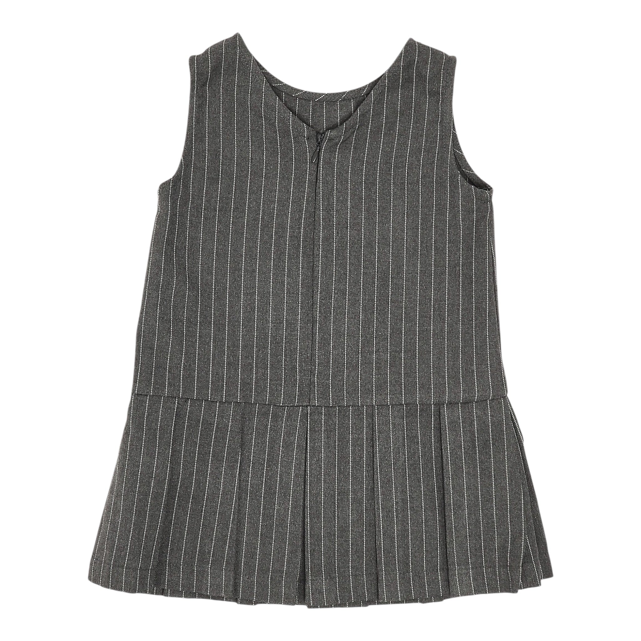 Liu Jo Abito tinta unita con Fantasia A Righe Grigio per Bambina KF5063X GRIGIO LIU JO 