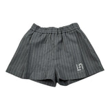 Liu Jo Short tinta unita con Fantasia A Righe Grigio per Bambina KF5064XXXXJ GRIGIO LIU JO 