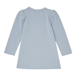 Liu Jo Abito Manica Lunga tinta unita con Brillantini Azzurro per Neonata KF5073 AZZURRO LIU JO 