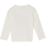 Liu Jo Shirt Girocollo tinta unita con Brillantini Bianco per Neonata KF5076X BIANCO LIU JO 