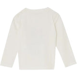 Liu Jo Shirt Girocollo tinta unita con Brillantini Bianco per Neonata KF5076X BIANCO LIU JO 
