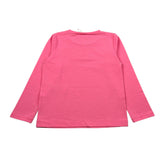 Liu Jo Shirt Girocollo tinta unita con Logo Rosa per Neonata KF5087X ROSA LIU JO 