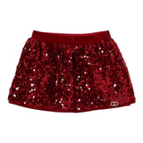 Liu Jo Gonna tinta unita con Paillettes Rosso per Neonata KF5105XXXX ROSSO LIU JO 