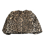Liu Jo Pelliccia con Cappuccio Fantasia Maculata Marrone per Bambina KF5106XJ MARRONE LIU JO 