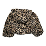 Liu Jo Pelliccia con Cappuccio Fantasia Maculata Marrone per Bambina KF5106XJ MARRONE LIU JO 