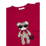 Liu Jo Felpa Chiusa Girocollo tinta unita con Paillettes Rosso per Bambina KF5111X ROSSO LIU JO 
