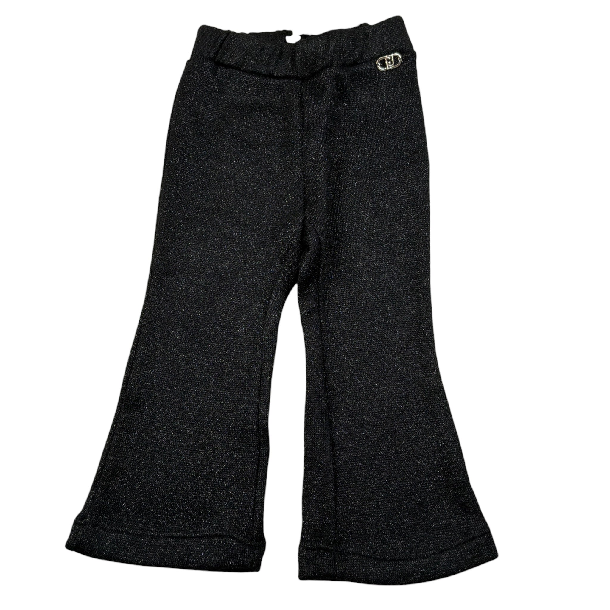 Liu Jo Pantalone Modello A Zampa tinta unita Nero per Neonata KF5115 NERO LIU JO 