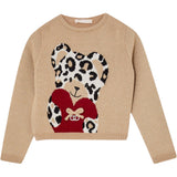Liu Jo Maglia Girocollo tinta unita con Ricami Beige per Bambina KF5122 BEIGE LIU JO 