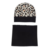 Liu Jo Set Cappello-Sciarpa Fantasia Maculata Beige/Nero per Bambina KF5123 BEIGE/NERO LIU JO 