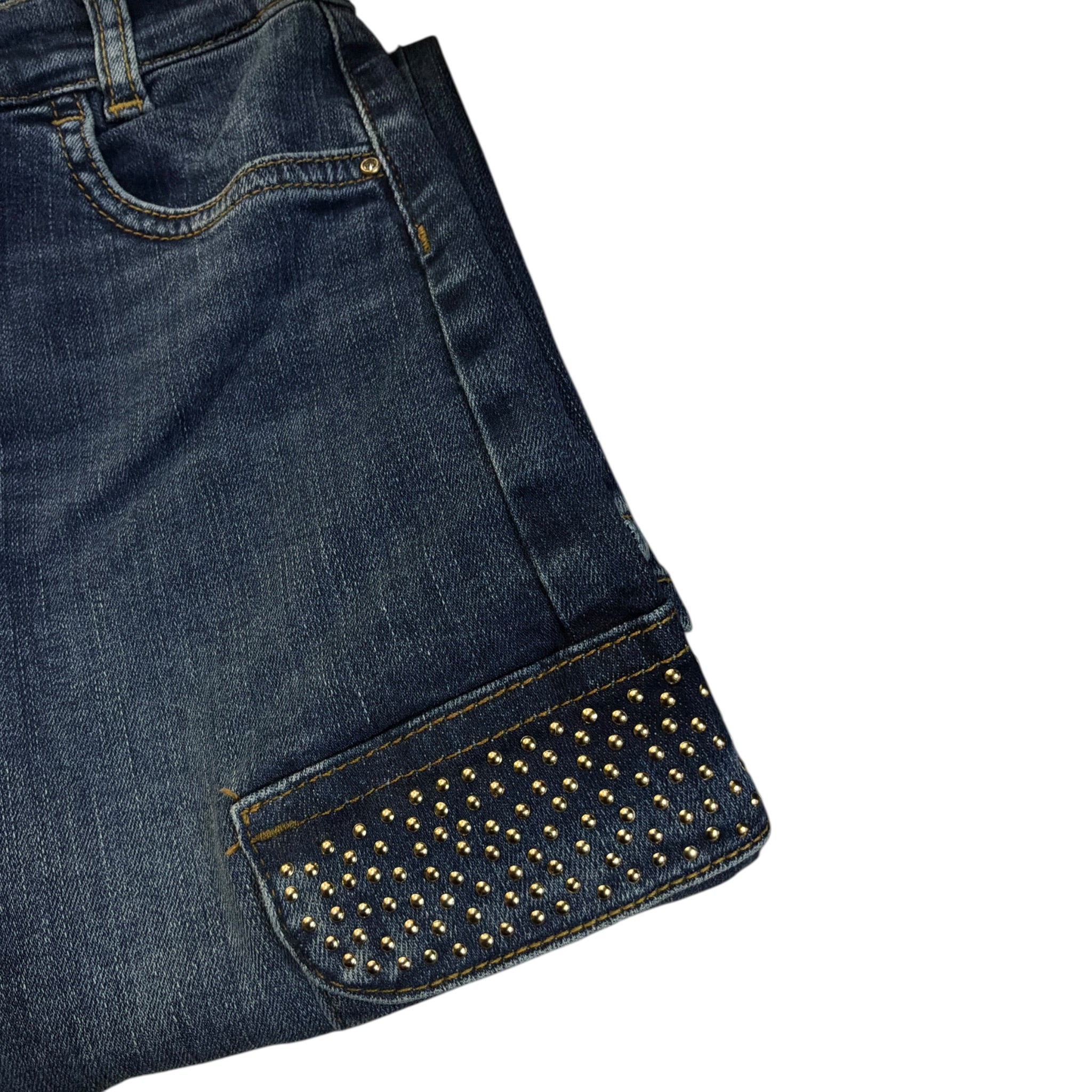 Liu Jo Jeans tinta unita Modello Palazzo Blu per Neonata KF5129N BLU LIU JO 