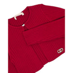 Liu Jo Coprispalle Tinta con Logo Rosso per Neonata LF5025 ROSSO LIU JO 