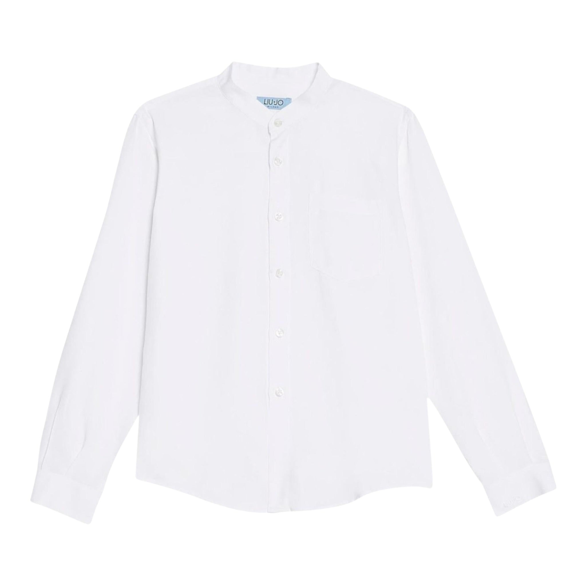 Liu Jo Camicia Manica Lunga tinta unita Bianco per Bambino QA3084 BIANCO LIU JO 