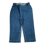Louise Misha Jeans tinta unita con Ricami Blu per Neonata FRIW25P0283 BLU LOUISE MISHA 