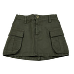 Lu Lu By Miss Grant Gonna tinta unita con Elastico In Vita Verde per Bambina LL3753XX VERDE LU LU BY MISS GRANT 