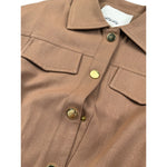 Lu Lu By Miss Grant Camicia Felpa tinta unita con Bottoni Beige per Bambina LL3769 BEIGE LU LU BY MISS GRANT 
