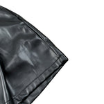 Lu Lu By Miss Grant Short Ecopelle tinta unita con Elastico In Vita Nero per Bambina LL3788 NERO LU LU BY MISS GRANT 