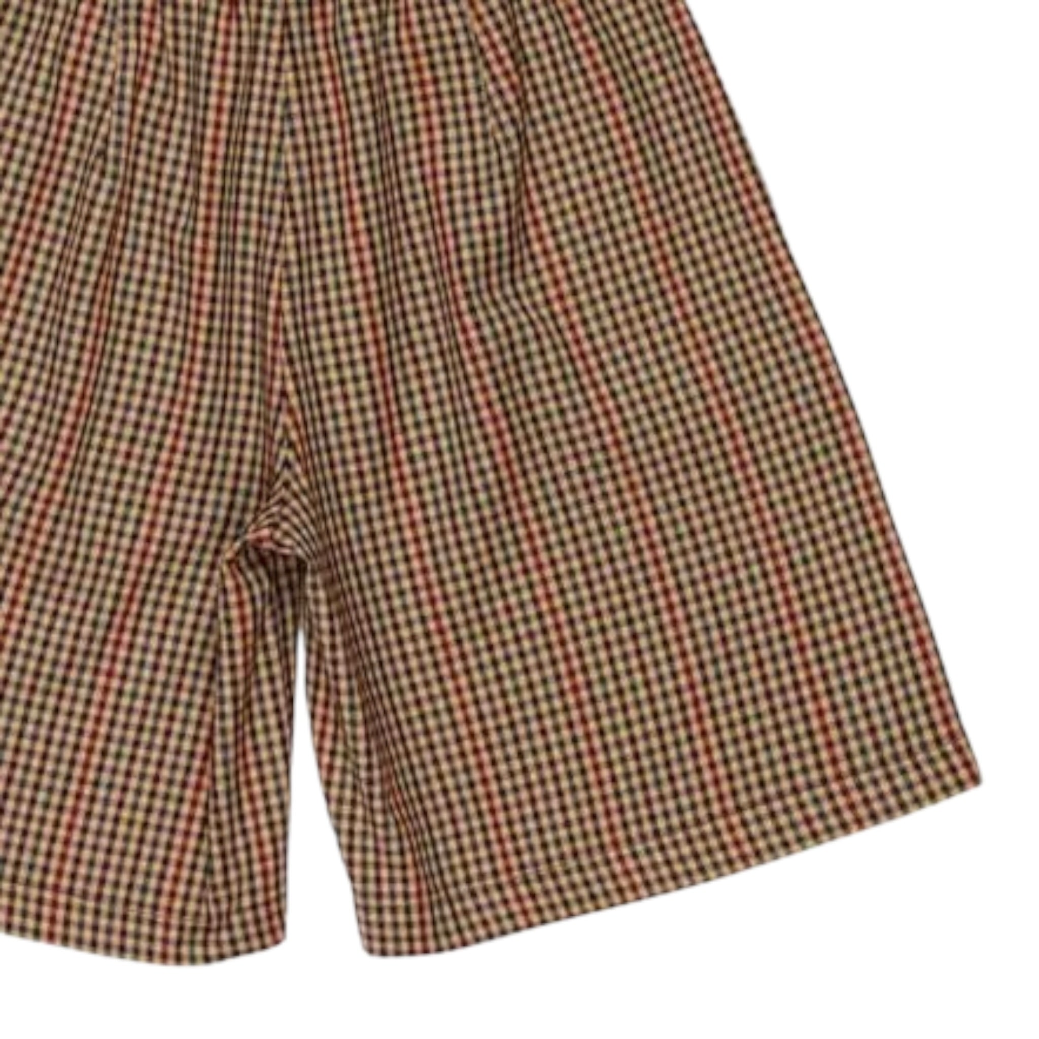 Lu Lu By Miss Grant Short tinta unita con Fantasia A Quadri Beige per Bambina LL3810 BEIGE LU LU BY MISS GRANT 