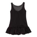 Lu Lu By Miss Grant Abito tinta unita Giromanica con Coulotte Integrata Nero per Bambina LL3861 NERO LU LU BY MISS GRANT 