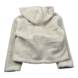 Lu Lu By Miss Grant Cappotto Modello Teddy tinta unita con Zip Panna per Bambina LL3862 PANNA LU LU BY MISS GRANT 