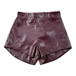 Lu Lu By Miss Grant Short Ecopelle tinta unita Bordeaux per Bambina LL3934X BORDEAUX LU LU BY MISS GRANT 