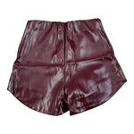 Lu Lu By Miss Grant Short Ecopelle tinta unita Bordeaux per Bambina LL3934XX BORDEAUX LU LU BY MISS GRANT 