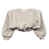 Lu Lu By Miss Grant Felpa Xhiusa Girocollo tinta unita Beige per Bambina LL3949 BEIGE LU LU BY MISS GRANT 