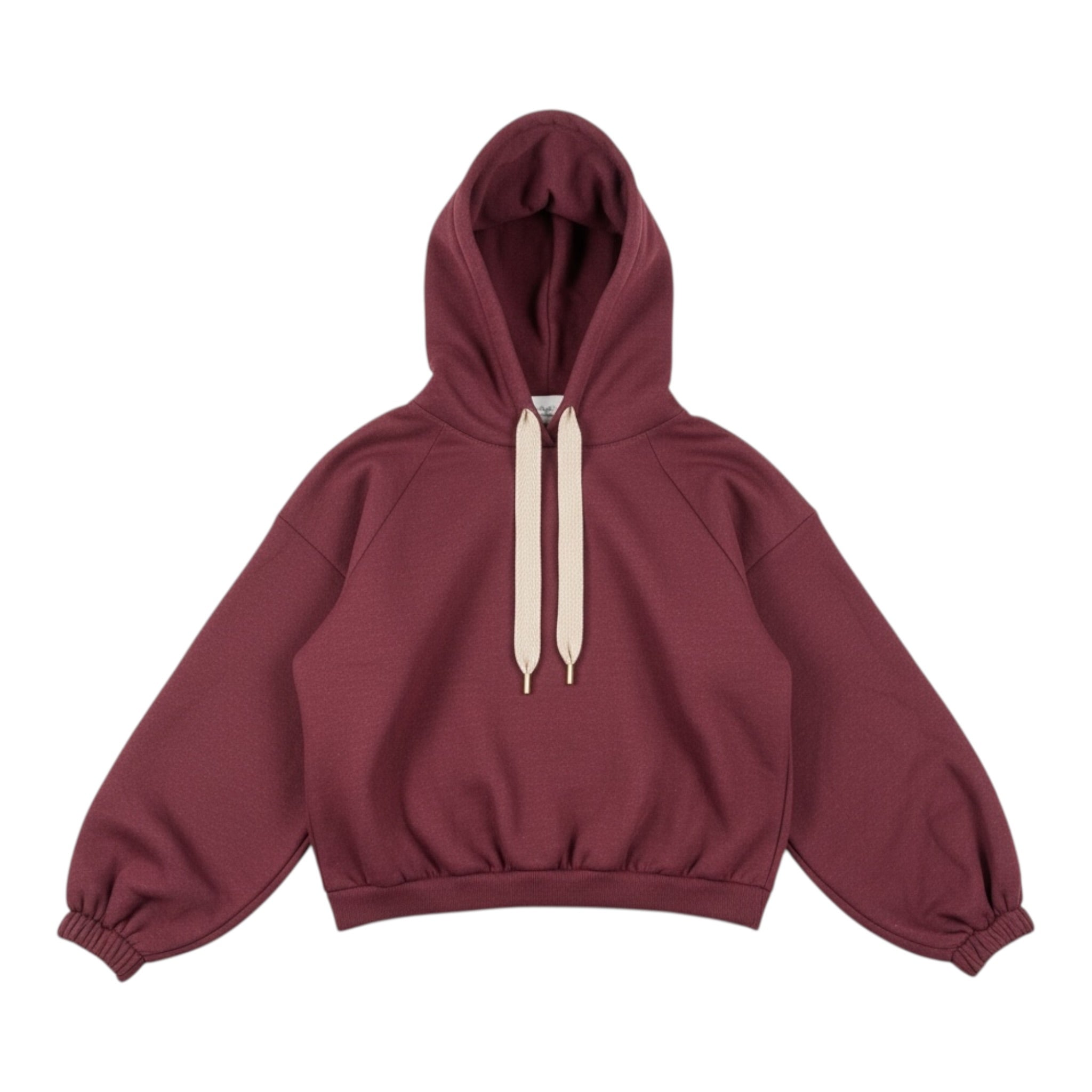Lu Lu By Miss Grant Felpa tinta unita con Cappuccio Bordeaux per Bambina LL3960 BORDEAUX LU LU BY MISS GRANT 
