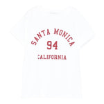 Lu Lu By Miss Grant T-Shirt tinta unita con Stampa Bianco per Bambina LL3968 BIANCO LU LU BY MISS GRANT 