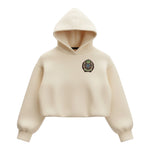 Lu Lu By Miss Grant Felpa tinta unita con Applicazione Panna per Bambina LL3983 PANNA LU LU BY MISS GRANT 
