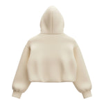 Lu Lu By Miss Grant Felpa tinta unita con Applicazione Panna per Bambina LL3983 PANNA LU LU BY MISS GRANT 