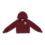 Lu Lu By Miss Grant Felpa tinta unita con Applicazione Bordeaux per Bambina LL3983X BORDEAUX LU LU BY MISS GRANT 