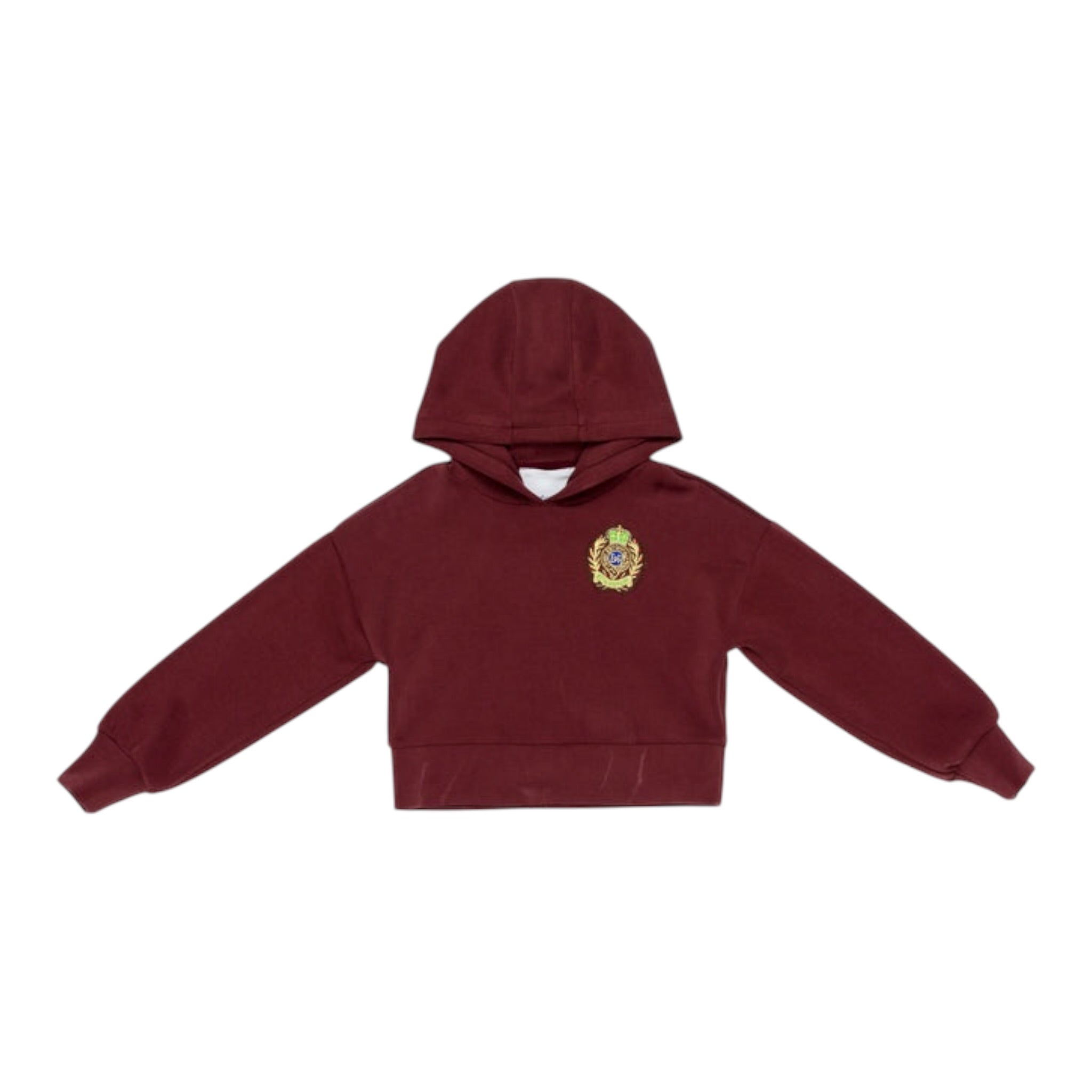 Lu Lu By Miss Grant Felpa tinta unita con Applicazione Bordeaux per Bambina LL3983X BORDEAUX LU LU BY MISS GRANT 