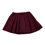 Lu Lu By Miss Grant Gonna tinta unita con Elastico In Vita Bordeaux per Bambina LL3996 BORDEAUX LU LU BY MISS GRANT 