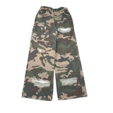 Lu Lu By Miss Grant Jeans tinta unita Stampa Militare Verde per Bambina LL4010 VERDE LU LU BY MISS GRANT 