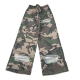 Lu Lu By Miss Grant Jeans tinta unita Stampa Militare Verde per Bambina LL4010XX VERDE LU LU BY MISS GRANT 