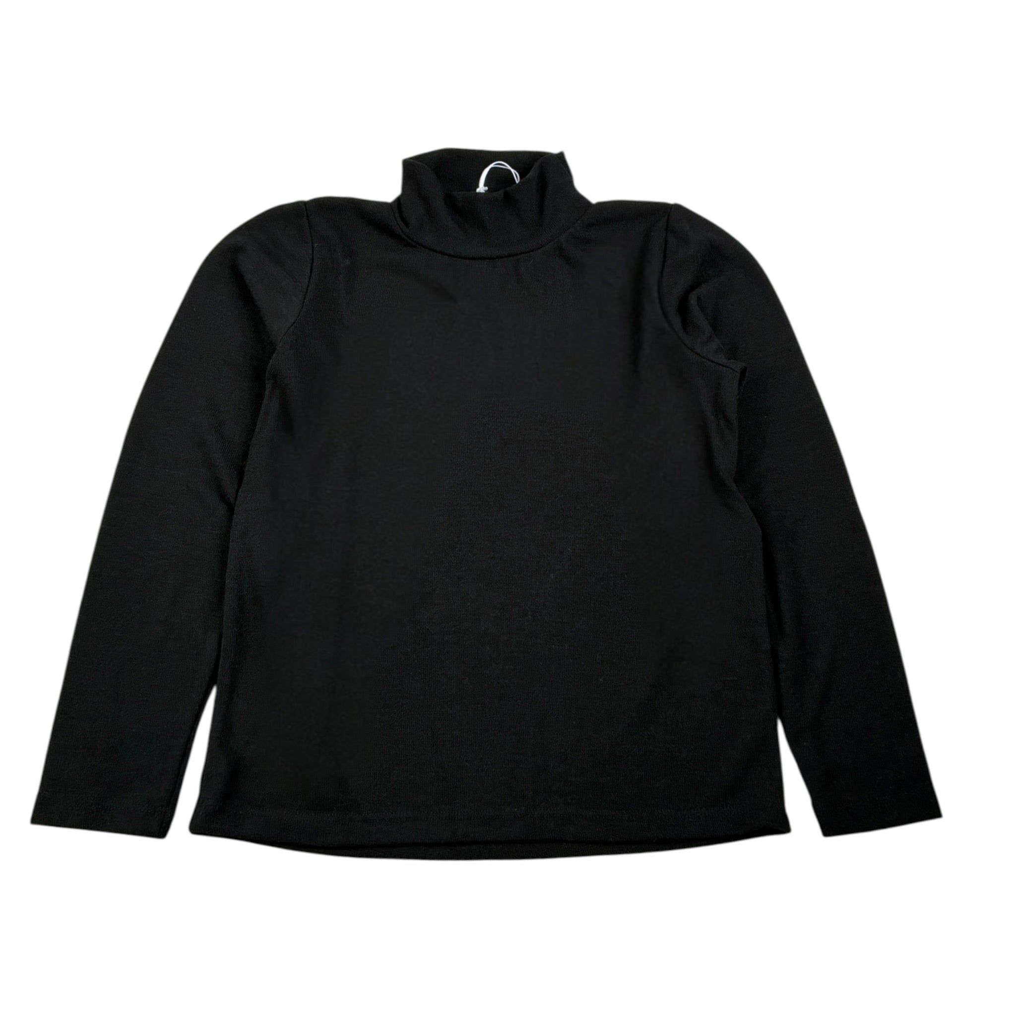 Lu Lu By Miss Grant Maglia tinta unita Mezzo Collo Nero per Bambina LL4021 NERO LU LU BY MISS GRANT 