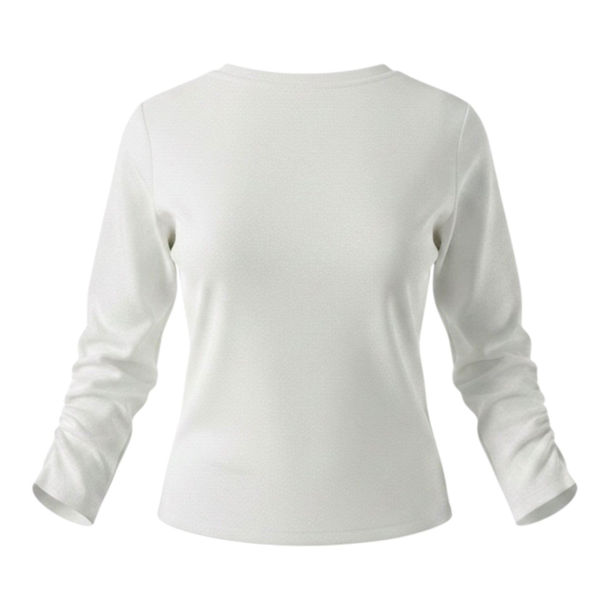 Lu Lu By Miss Grant Maglia tinta unita In Velluto Bianco per Bambina LL4022 BIANCO LU LU BY MISS GRANT 