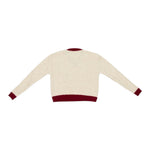 Lu Lu By Miss Grant Maglia tinta unita con Profili In Contrasto Panna per Bambina LL4070XX PANNA LU LU BY MISS GRANT 