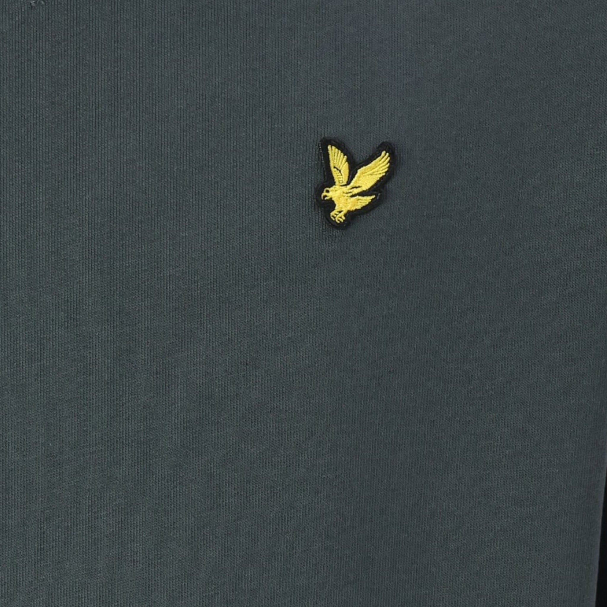 Lyle&Scott Felpa tinta unita con Logo Nero per Bambino 52289 NERO LYLE&SCOTT 