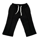 U+È Pantalone tinta unita con Elastico In Vita Nero per Neonato UE0421 NERO U+è 