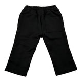 U+È Pantalone tinta unita con Elastico In Vita Nero per Neonato UE0421 NERO U+è 