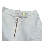 U+È Pantalone tinta unita Modello Palazzo Bianco per Neonata UE1482 BIANCO U+è 