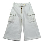U+È Pantalone tinta unita Modello Palazzo Bianco per Neonata UE1482 BIANCO U+è 