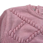 U+È Maglia Girocollo tinta unita Rosa per Neonata UE1510 ROSA U+è 