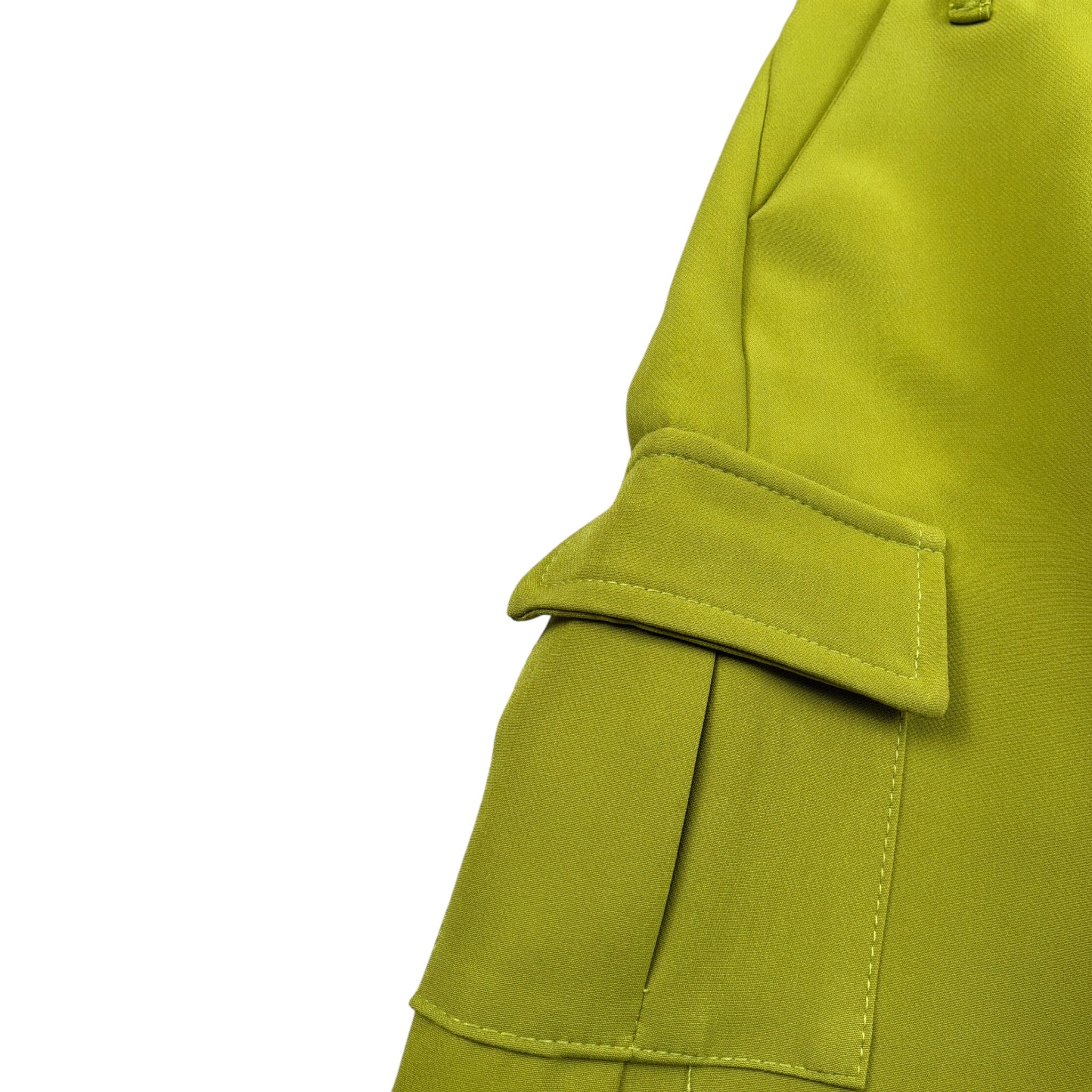 U+È Pantalone tinta unita Modello Palazzo Verde per Neonata UE1539 VERDE U+è 